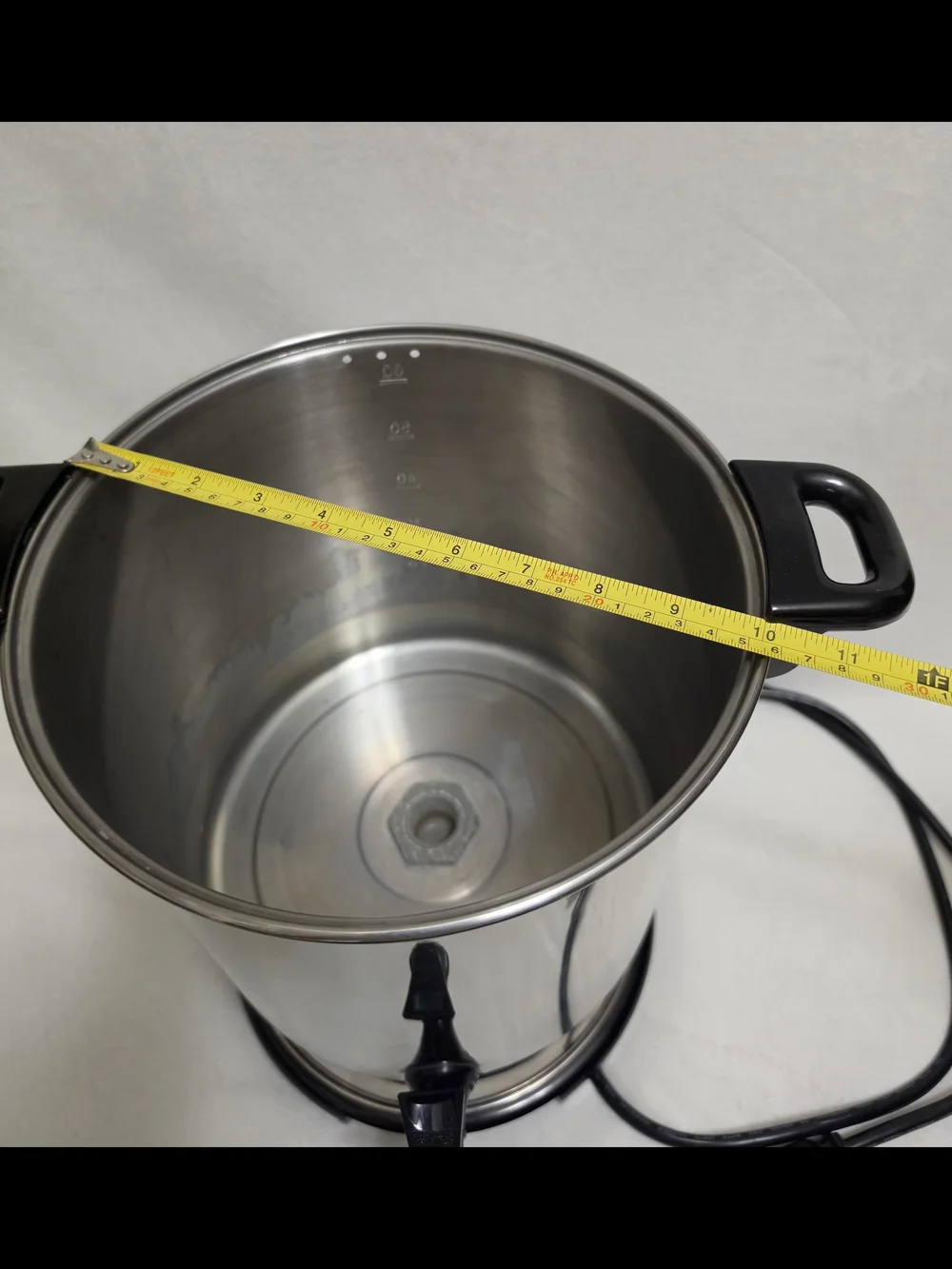 Electric Coffee Urn with Dispensing Spigot - Silver